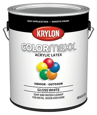 Colormaxx Gloss White Paint 1 Gallon - Model K05649007