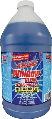 240 Glass Cleaner Refill, 64 Oz, Blue, Liquid, Pack Of 6