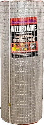 10083814 Welded Wire Fence, 100 Ft L, 36 In H, 16 Gauge, 1/2 X 1 In Mesh