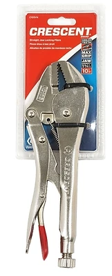 10 In. Alloy Steel Straight Jaw Curved Pliers, Model C10svn-08, 1 Pk