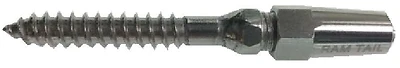 Lag Jaw Cable Rail, Stainless Steel, Model Rt Lj-01