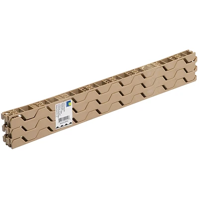 Suntuf 92770 Plastic Roof Panel Closure Strips, 1-3/16 In. W x 2 Ft., 6-Pack