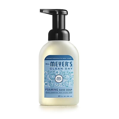 Mrs. Meyer's 11217 Foam Hand Soap, Rain Water, 10 Oz Bottle With Pump