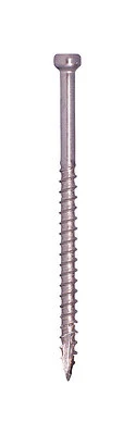 Pheinox No. 8 X 3-1/8 In. L Star Trim Screws 385 Pk, Stainless Steel