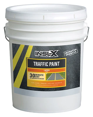Insl-X TP2210099-05 Traffic Zone Marking Paint, White, 5 Gallon