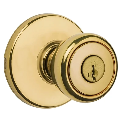 Tylo Entry Knob 400t 3 Smt Polished Brass Smartkey Security, 3 Pk