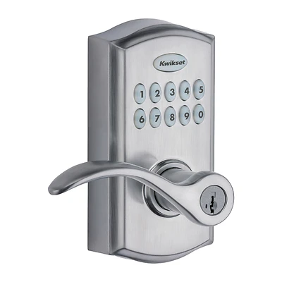 Smartkey Satin Chrome Electronic Touch Pad Entry Lever 99550-001