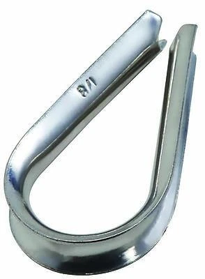 Stainless Steel Cable Clamp 1/8 Inch Model N830-305 For Wire Rope Applications