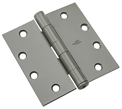 F179 Polished Chrome Hinge 4.5 X 4.5 Inches - Commercial Grade
