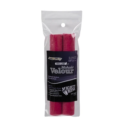 Pro-line Mohair Blend 6.5 In. W X 3/16 In. Mini Paint Roller Cover 2 Pk