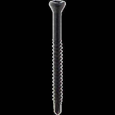 #6 x 2-1/4 in. Fine Phosphate-Plated Steel Trim Flat Head Square Screws
