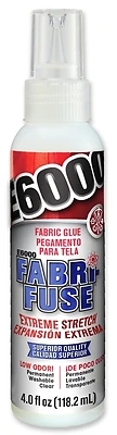 Fabri-fuse Clear Multi-purpose Fabric Adhesive, 4 Ounce Bottle