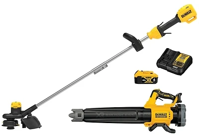 DeWalt DCKO215M1 20V String Trimmer and Leaf Blower Combo Kit with Battery