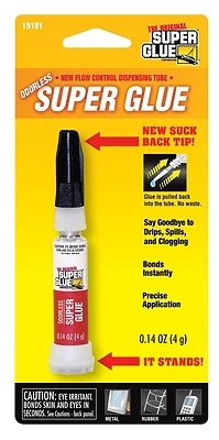 Pacer Technology 1518112 Odorless Super Glue Smart Tube Dispenser, 4 Gram