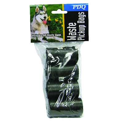 Boss Pet PDQ 52112 Dog Waste Pick-Up Bags, 80 Count, 4 Rolls