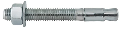 3/4 X 6-1/4 In Zinc Plated Wedge Expansion Anchor, 20pk, Model 7444sd1-pwr