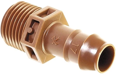Rain Bird BA-050MPSX Drip Irrigation Adapter, 1/2 in. Male x Barb