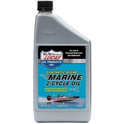 10860 Synthetic Blend 2-cycle Marine Oil, 1 Quart