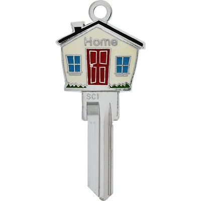 Hillman 94901 3D Universal Key Blank, House/Office, Brass, Single Sided