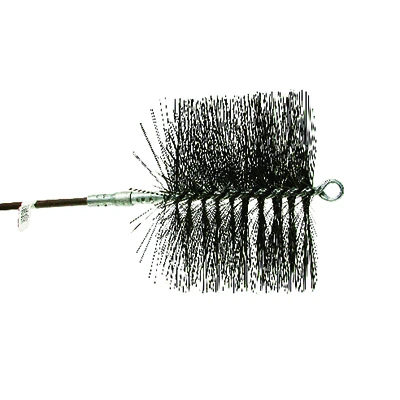 Rutland 16406 Chimney Brush, Round Oil-Tempered, 10 In. L x 6 In. Dia