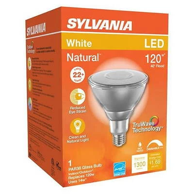 Sylvania 40920 LED PAR20 Flood Bulb, Dimmable, 6W (50W Equivalent)