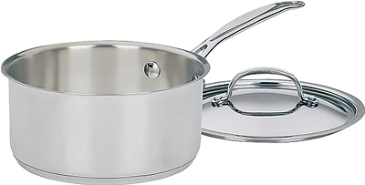 Chef's Classic 2 Qt. Stainless Steel Saucepan With Lid, Model 719-18