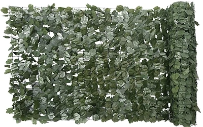 40 Inch X 96 Inch Ivy Leaf Decorative Privacy Roll For Indoor/outdoor Use