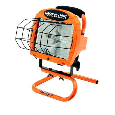 Designers Edge L33 Halogen Work Light With Stand, 500W, 8000 Lumens