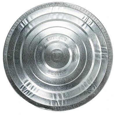 Behrens 38113 Galvanized Steel Trash Can Lid, Round, 31 Gal.