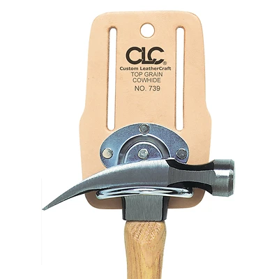 CLC 739 Leather Hammer Holder, Tan, 4 In. W