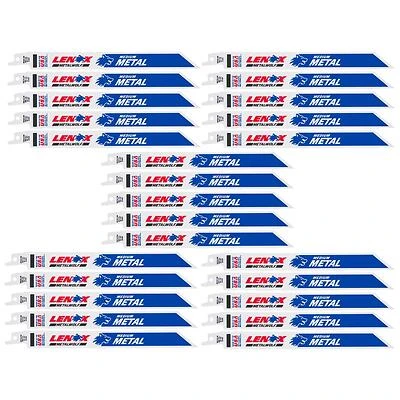 Metalwolf 8 In. Bi-metal Wave Edge Reciprocating Saw Blade 18 Tpi 25 Pk