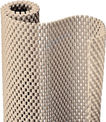 Grip Premium 4 Ft. L X 20 In. W Taupe Non-adhesive Shelf Liner