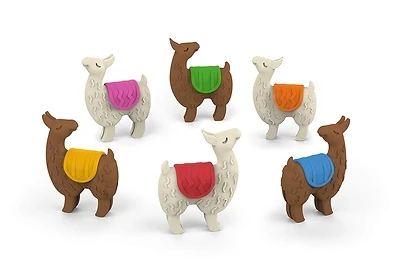 Wine Glass Marking Charms, Tiny Prancer Llama, 6-Pc.
