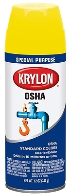 Osha 12 Oz. Gloss Spray Paint In Safety Yellow - High Visibility