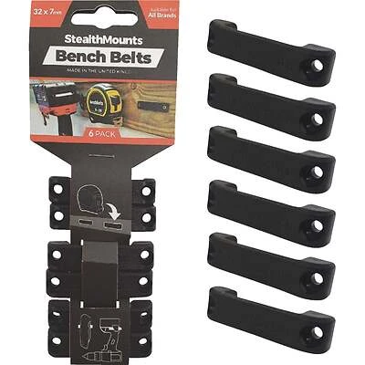 Bench Belt Tool Mounts, 6-Pk.