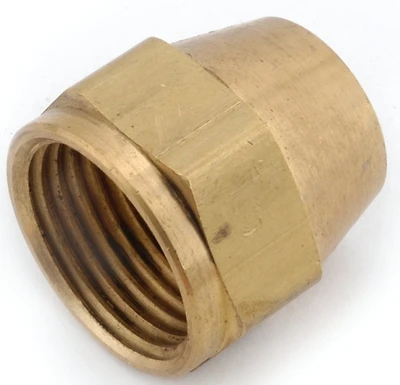 Pipe Fitting, Flare Nut, Lead Free Brass, 1/2 In.