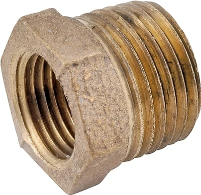 Anderson Metals 738110-0402 Hex Reducing Bushing, Lead Free, 1/4 x 1/8 In.