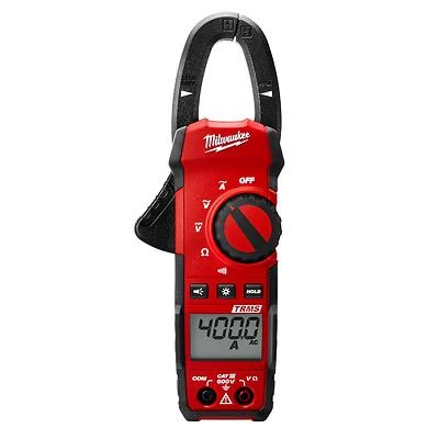 Milwaukee 2235-20 Digital Clamp Meter, 400A AC, 600V