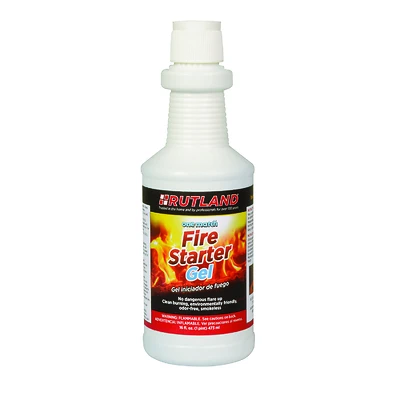 Rutland 49 One Match Gelled Alcohol Fire Starter, 16 Oz