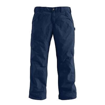 Men's Loose Fit Canvas Utility Work Pant, Navy, Size W30