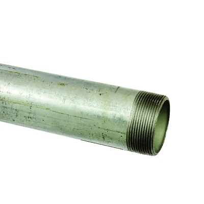 B & K 10922 Galvanized Steel Threaded Pipe Nipple, 2 In. X 60 In.