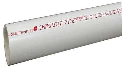 6 In. X 10 Ft. Pvc Schedule 40 Dwv Plain End Pipe - Durable And Versatile