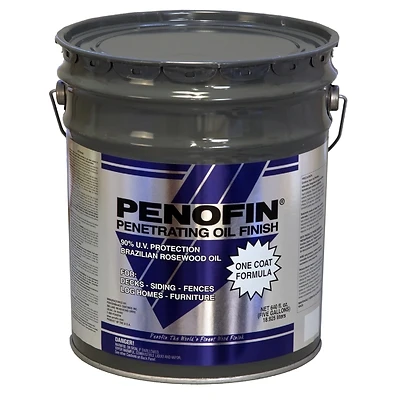 Blue Semi-transparent Chestnut Oil-based Penetrating Wood Stain 5 Gallon