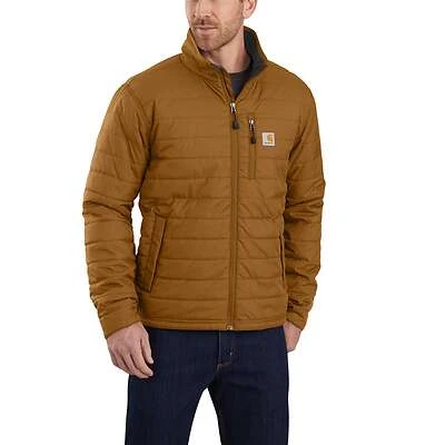 Rain Defender Relaxed Fit Lightweight Insulated Jacket - Large Regular - Carhartt Brown