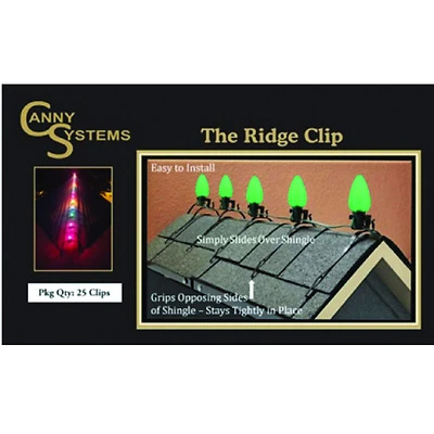 Ulta Lit Ridge Clip Light Clips, Model 00022, 25 Pack