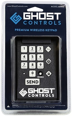 Axwk Premium Weather Resistant Wireless Keypad For Automatic Gate Openers