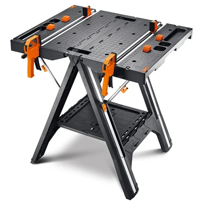 Pegasus 32 In. H X 25 In. W X 25 In. D Folding Sawhorse With Clamps