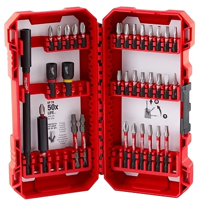 Milwaukee 48-32-5101 Shockwave Impact Duty Driver Bit Set, Alloy Steel, 34-Piece