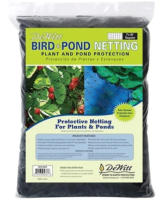 DeWitt BPN720 Bird and Pond Netting, 7 x 20 Ft., Polypropylene
