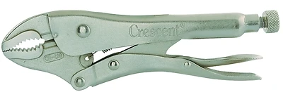 10 In. Alloy Steel Curved Locking Pliers With Wire Cutter, Model C10cvn-08, 1 Pk
